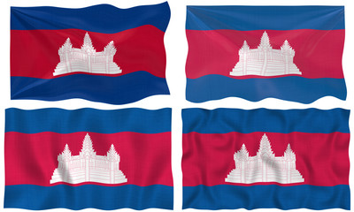 four greats flags of Cambodia