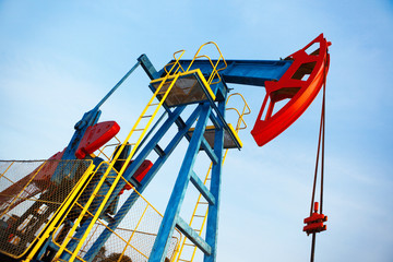 old oil pump jack