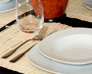 Gedeckter Tisch