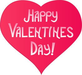 postal to the day of Valentine illustration