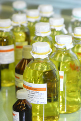 Bottle with medication