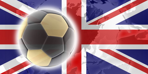 Flag of United Kingdom soccer