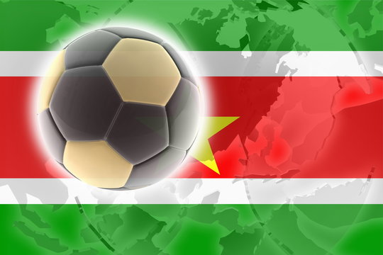 Flag of Suriname soccer