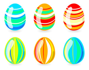 Creative six easter eggs