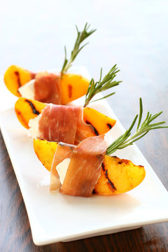 Appetizer With Grilled Peach