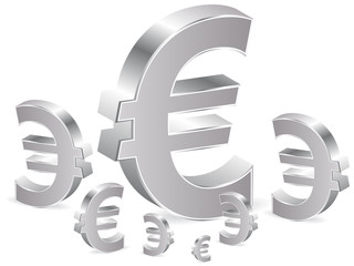 Obraz premium Business background with euro