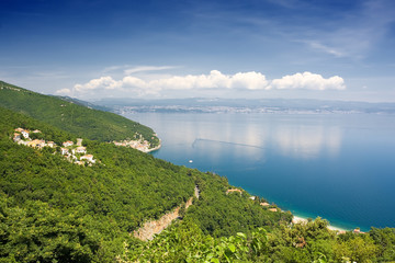beautiful view of mediterranean shore