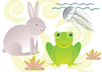 funny vector animals