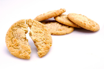 Sugar Cookies isolated on white background