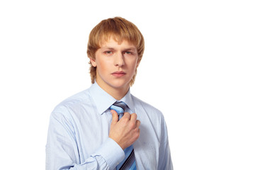 Portrait of young businessman