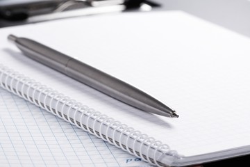 handle with a notebook