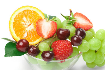 Still-life of fresh fruit