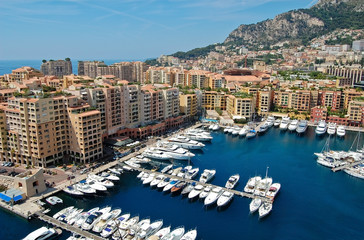 Fototapeta na wymiar Monte Carlo port