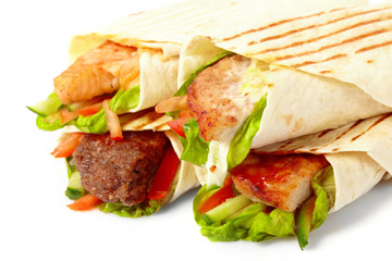 tortilla with vegetables
