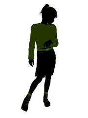Teenager Illustration Silhouette