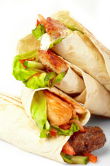 tortilla with vegetables