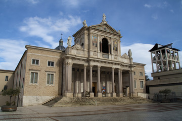 Fototapeta na wymiar Shrine of St Gabriel Isola del Gran Sasso we Włoszech