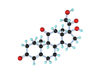 Molecule Cortison