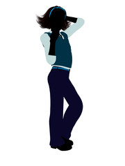 Teenager Illustration Silhouette