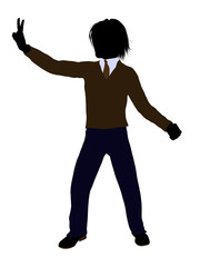 Teenager Illustration Silhouette