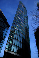 Glass building at Potzdamer Platz