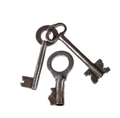 Three old keys