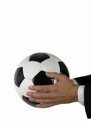 Fussball halten
