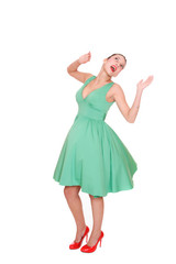 Naklejka premium Portrait of a fresh and lovely woman