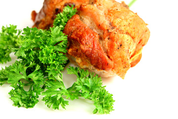 Shish kebab from pork