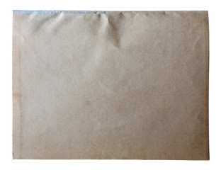 old paper isolated on white background