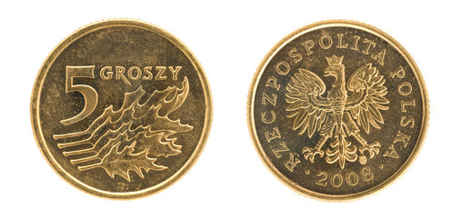 5 groszy - money of Poland