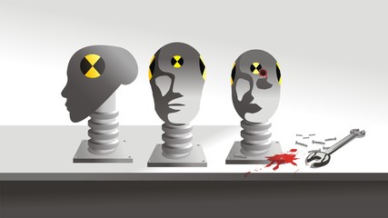 Crash Dummy heads