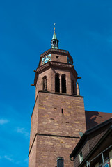 Fototapeta na wymiar Medieval church in Stuttgart - Weil der Stadt, Germany