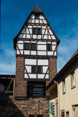 Fototapeta na wymiar Medieval german house in Stuttgart - Weil der Stadt, Germany