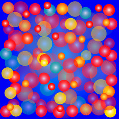 illustration eines leuchtenden Hintergrundes