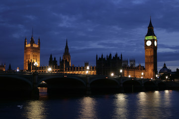 Fototapeta na wymiar UK Parliament by Night