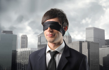 Fototapeta premium Blind business