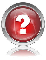 HELP Web Button (Question Mark FAQ Information Support Hotline)