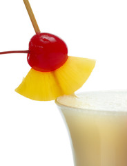 milkshake isolated on white background