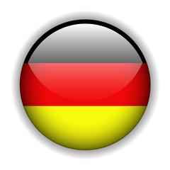 German flag button, vector