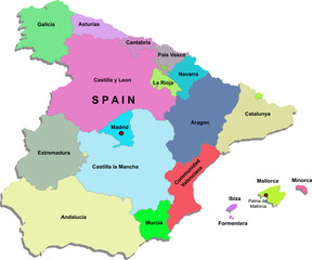 Spain map