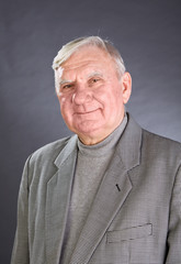 portrait of elderly man