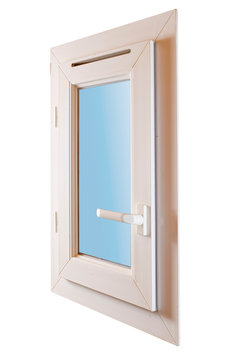 fen&ecirc;tre double vitrage pvc en perspective