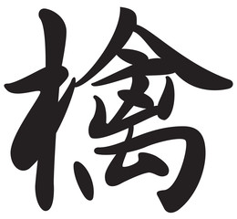 Kanji symbol for the word Apple