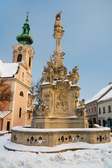 pillar of saint maria in hainburg
