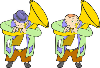 tuba player