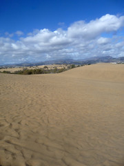 Scenic View Of Maspalomas Dunes