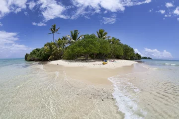 Store enrouleur tamisant Plage tropicale Isolated tropical island, Fiji
