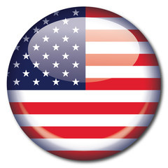 chapa bandera Estados Unidos - obrazy, fototapety, plakaty