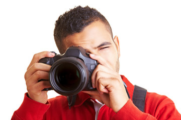 Blick durch Digitalkamera